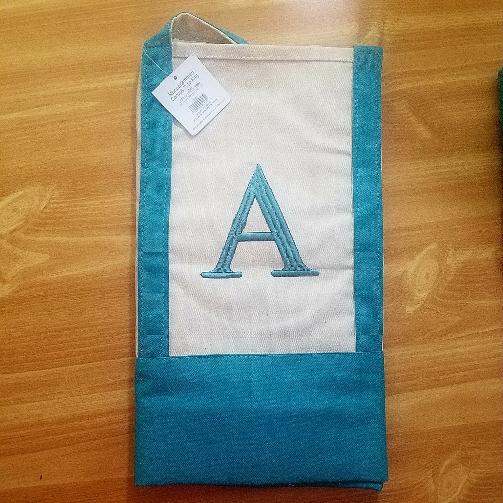 Canvas Tote Bag LETTER A